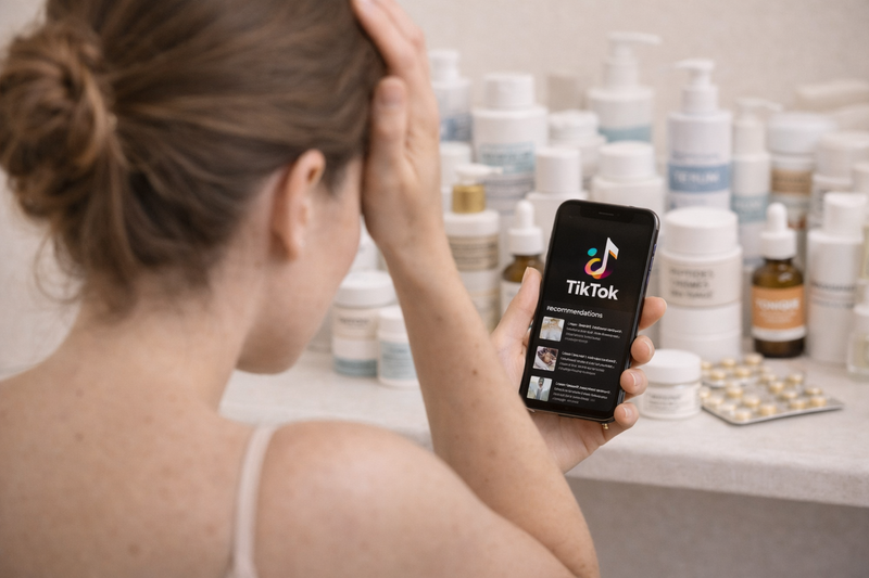 TikTok, influenceurs, tendances skincare : pourquoi les recommandations ne fonctionnent pas pour vous