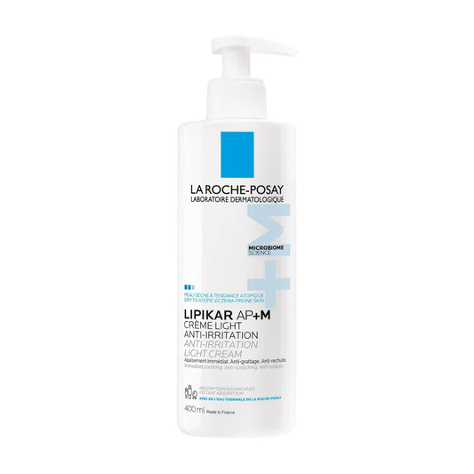 La Roche-Posay Lipikar Crème AP+M 400ml crème hydratante légère sans parfum peaux atopiques ParaDermia