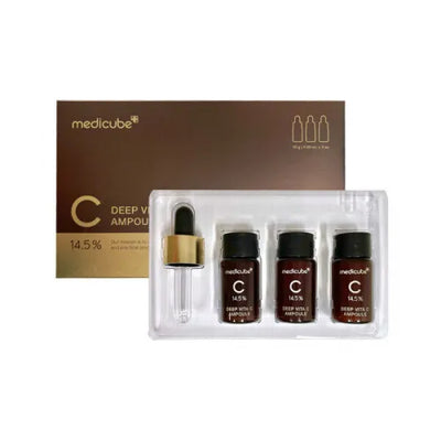 Medicube — Deep Vita C Ampoule 2.0 · Set 3 × 10g