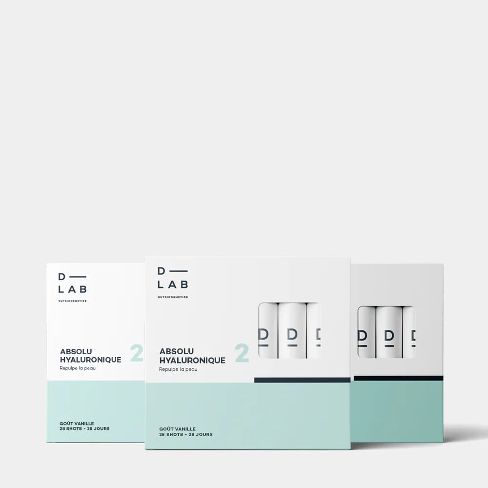 D-Lab Shots Absolu Hyaluronique complément anti-âge hydratation Paradermia