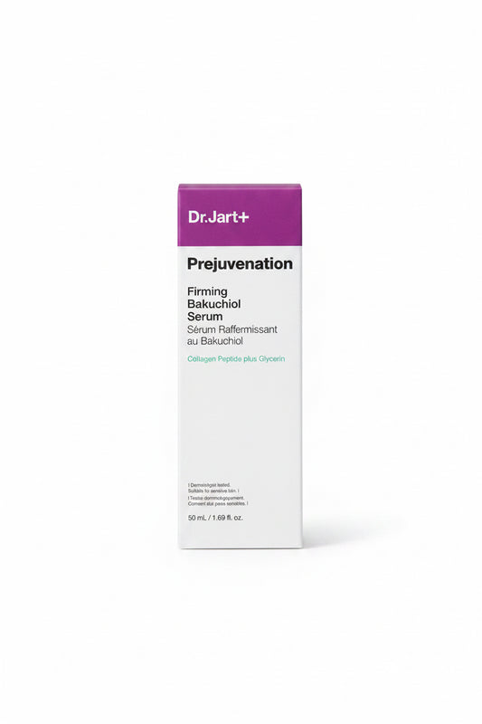 Dr.Jart+ Prejuvenation Bakuchiol Serum emballage physique collagène peptide Paradermia