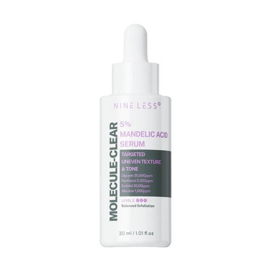 NINELESS Molecule-Clear 5% Sérum Acide Mandélique AHA Level 3 — flacon 30 ml · ParaDermia