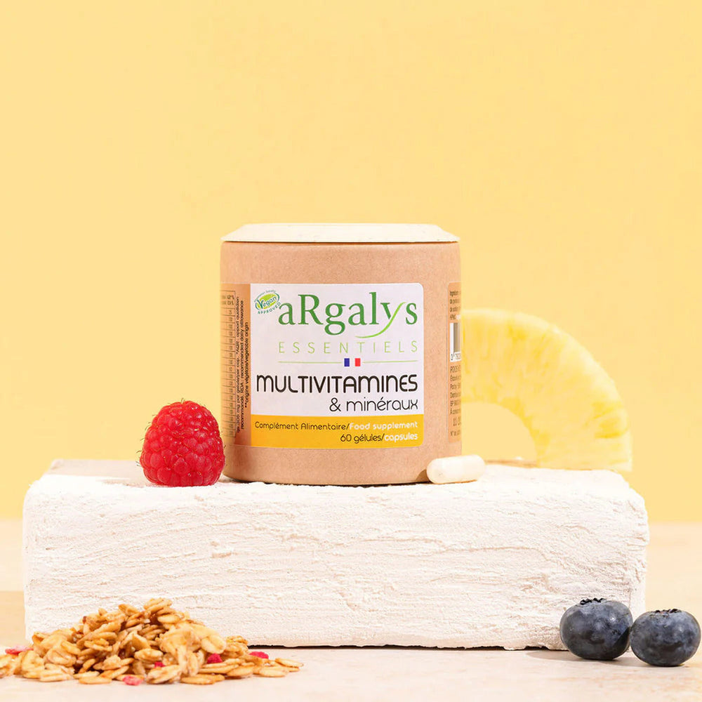 Argalys — Cure 3 mois Multivitamines & Minéraux · 20 Actifs · -10%