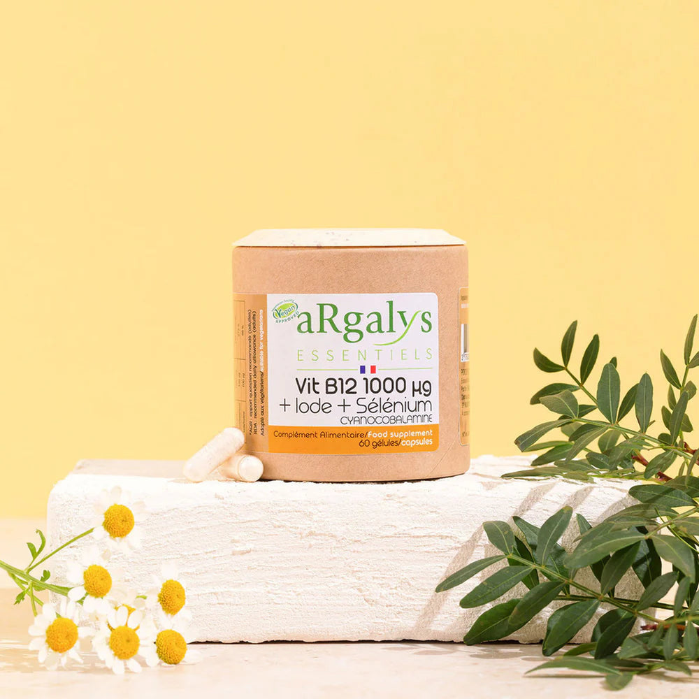 Argalys — Vitamine B12 Vegan 1000 µg + Iode & Sélénium