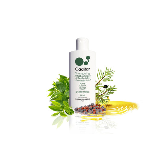 Caditar Shampoing Antiséborrhéique 150ml packshot fond blanc Paradermia