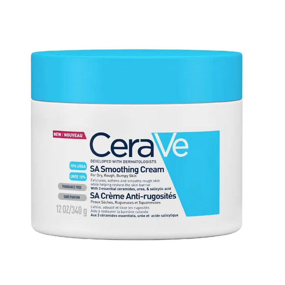 CeraVe — SA Crème Anti-Rugosités Peaux Sèches et Rugueuses 340g