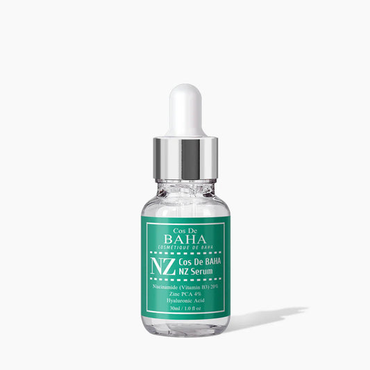 Cos De Baha NZ Sérum Niacinamide 20% Zinc PCA 4% — flacon 30 ml · ParaDermia