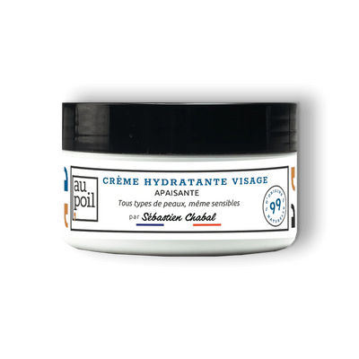 Au Poil — Crème Hydratante Soin Visage Après-Rasage 75ml