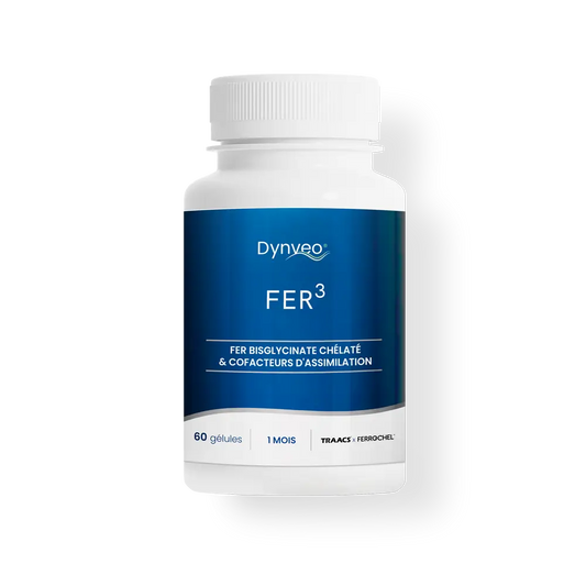 Dynveo Complexe Fer Vitamine C Fer³ 60 gélules flacon