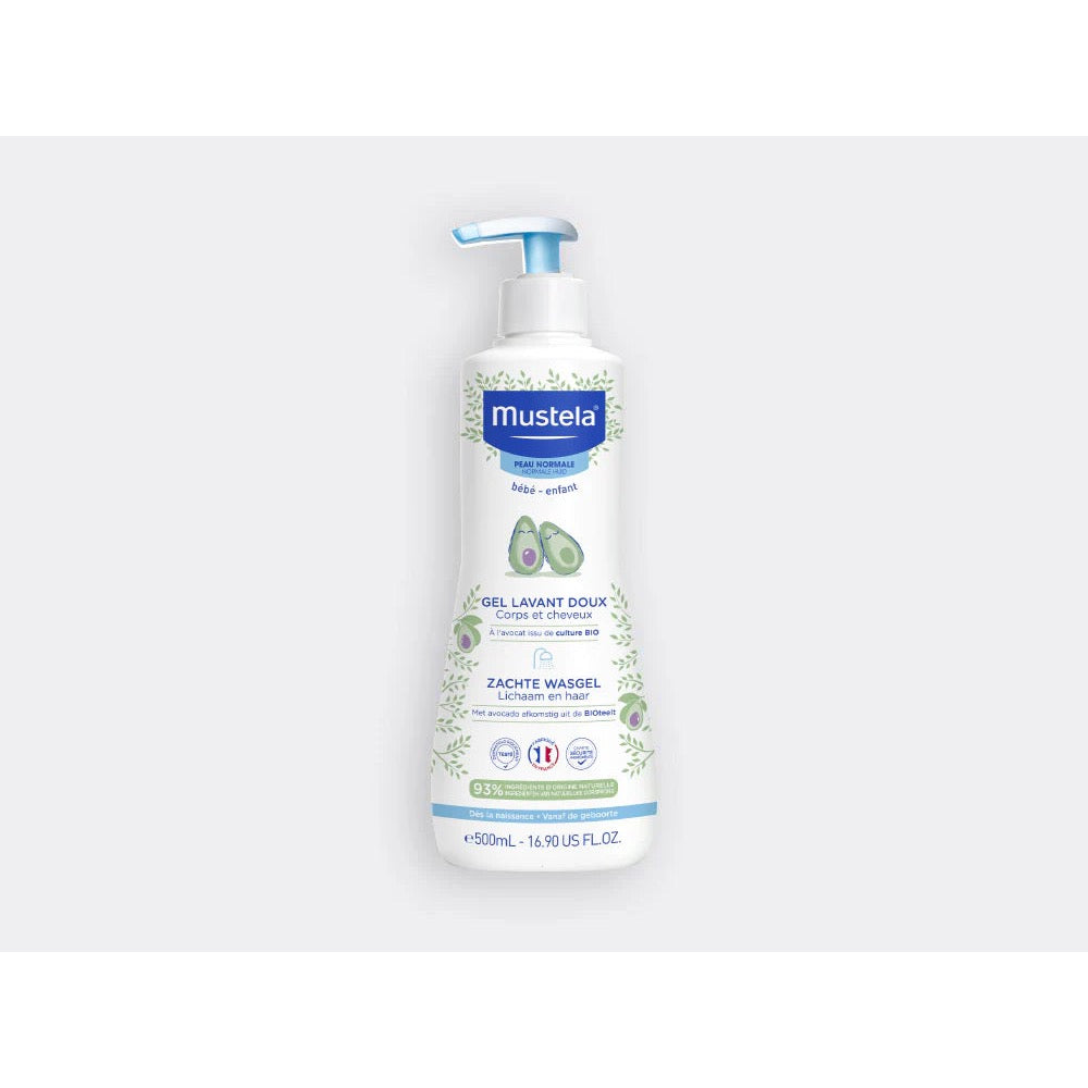 Mustela — Gel Lavant Doux Bébé à l'avocat BIO