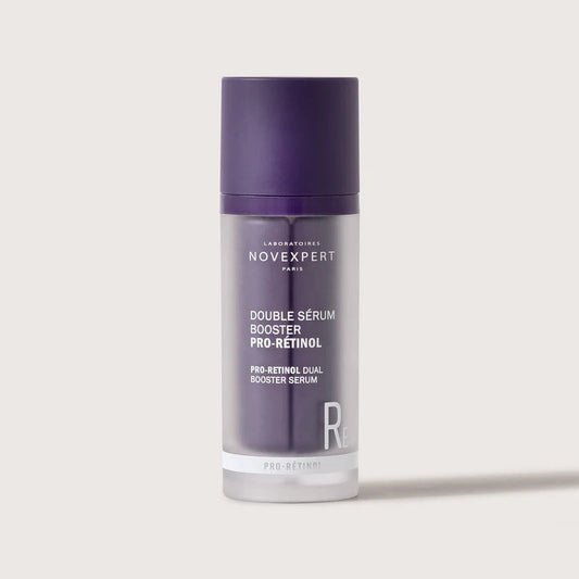 Novexpert Double Sérum Booster Pro-Rétinol 30ml packshot double formulation orange blanc