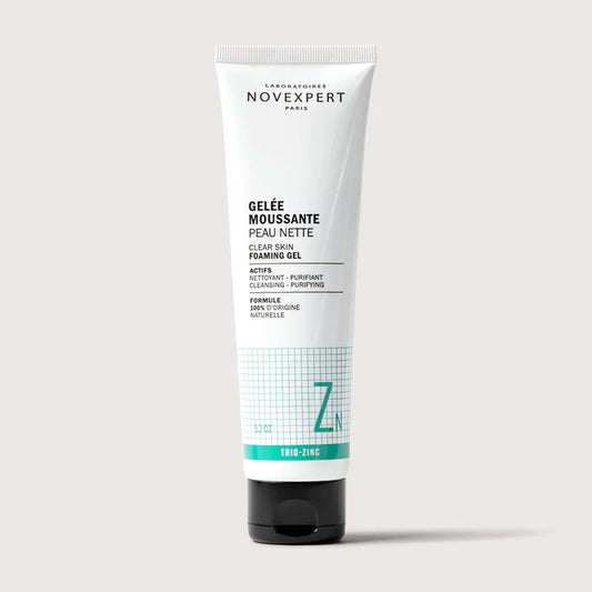 Novexpert Gelée Moussante Peau Nette Trio-Zinc 150g packshot non-comédogène