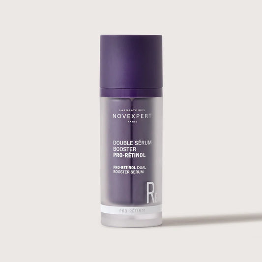 Novexpert Double Sérum Booster Pro-Rétinol 30ml packshot double formulation orange blanc